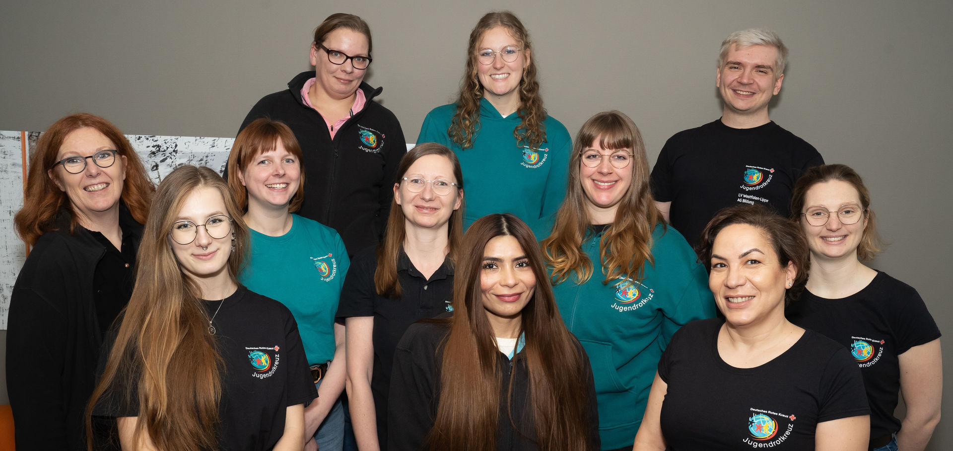 Gruppenfoto des Teams der JRK-Geschäftsstelle 